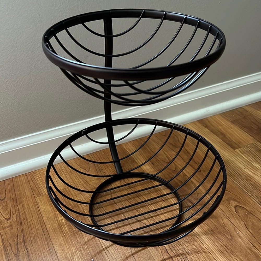 5/$25 Kitchen Wired 2 Tiered Fruit Bowl